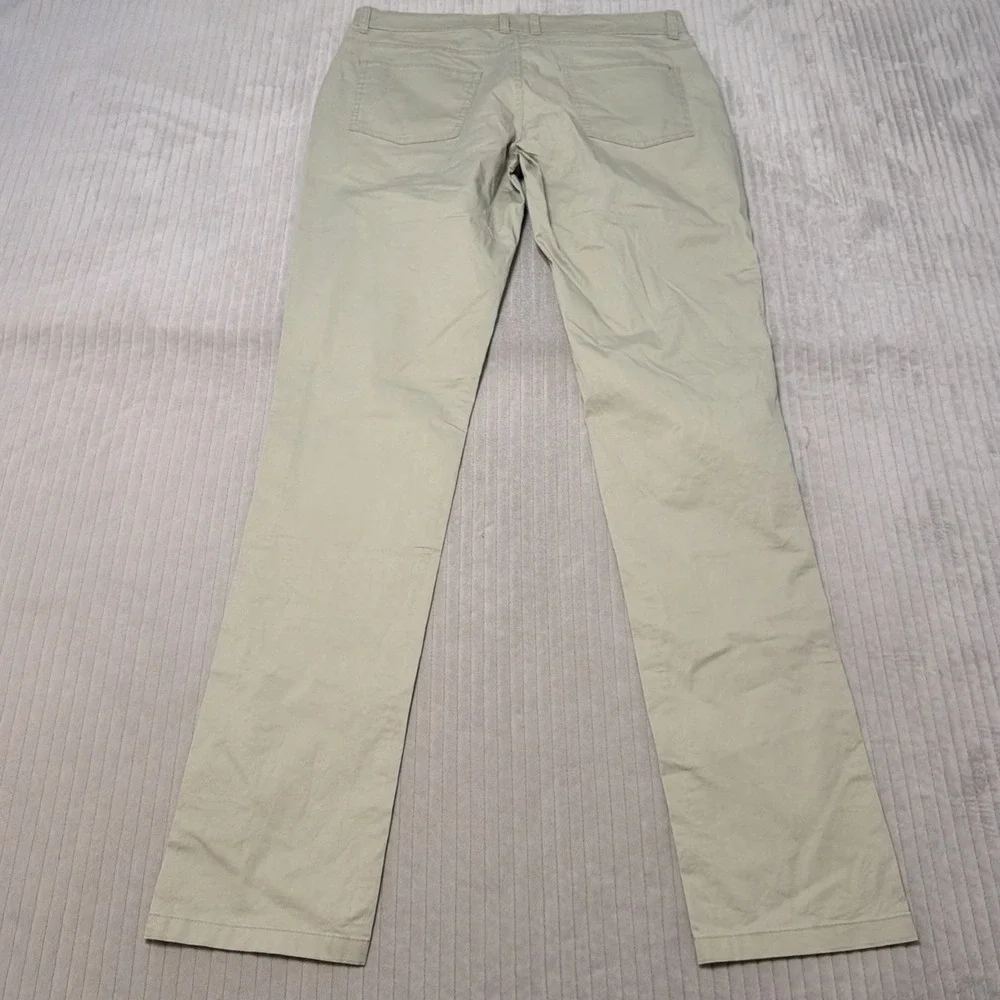 Mugsy Agaves Chinos Mens 36x36 Sage Green Stretch Five-Pocket Pants